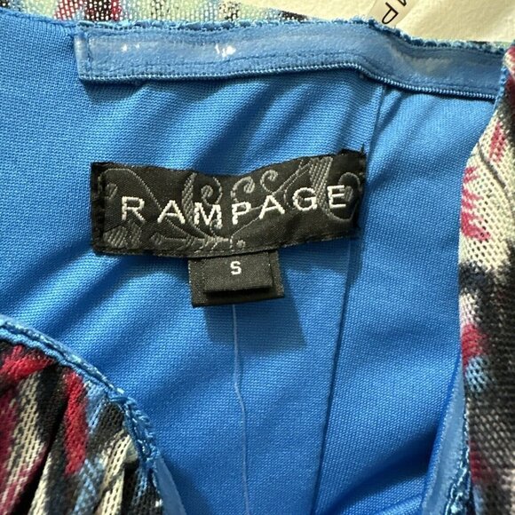 2/$30 Rampage Ruched Bodycon Strapless Mini Dress Size S Y2K Boho Hoco Western - Picture 11 of 15